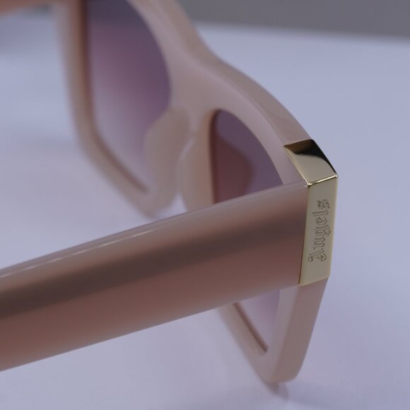 Palm Angels PERI099 HOLLYWOOD 6129 Cat Eye Sunglasses - Light Pink/Red Gradient - Picture 10 of 11
